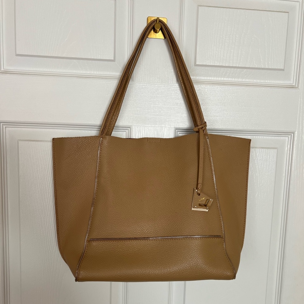 Botkier Tan Pebbled Leather Tote